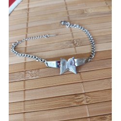 "Good Lucky" Yazılı Çelik Bileklik